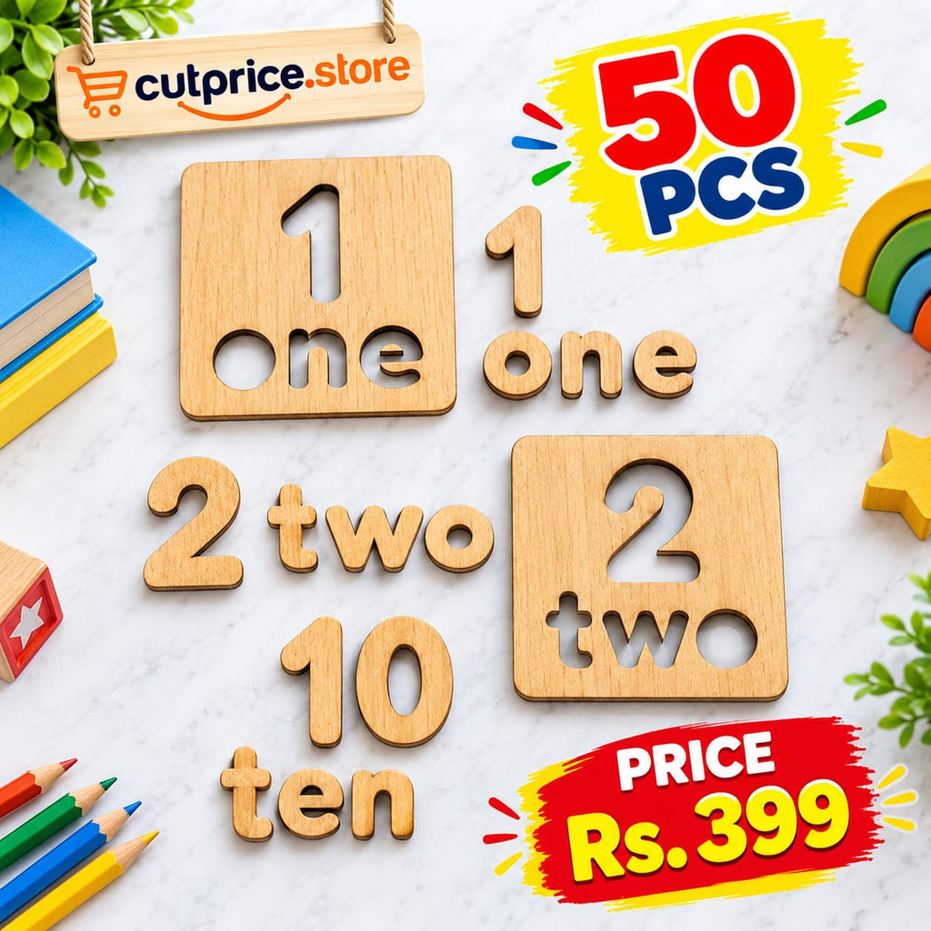 1..to..10 math puzzle set Numbring learnning for kids educational toy 50 pics