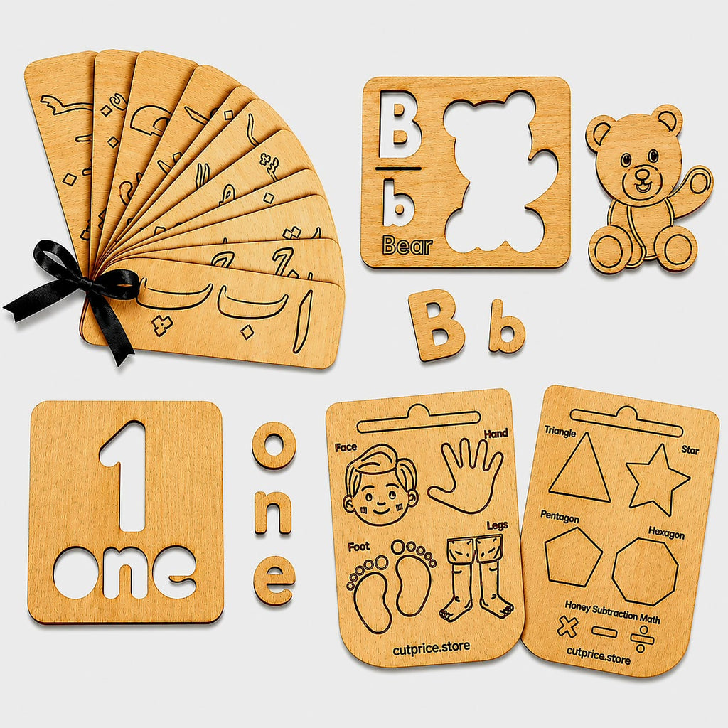 6IN1 - TOP BEST WOODEN LEARNING TOYS BOX FOR YOUR KIDS