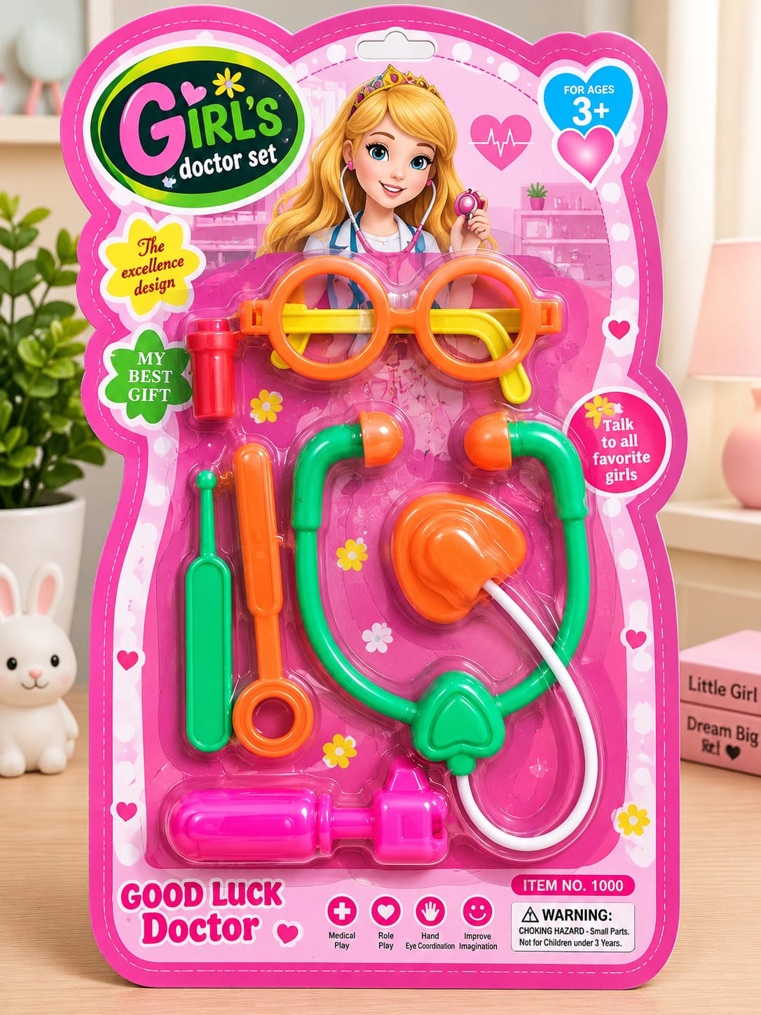 Girls Doctor Set – Kids Pretend Play Medical Kit*