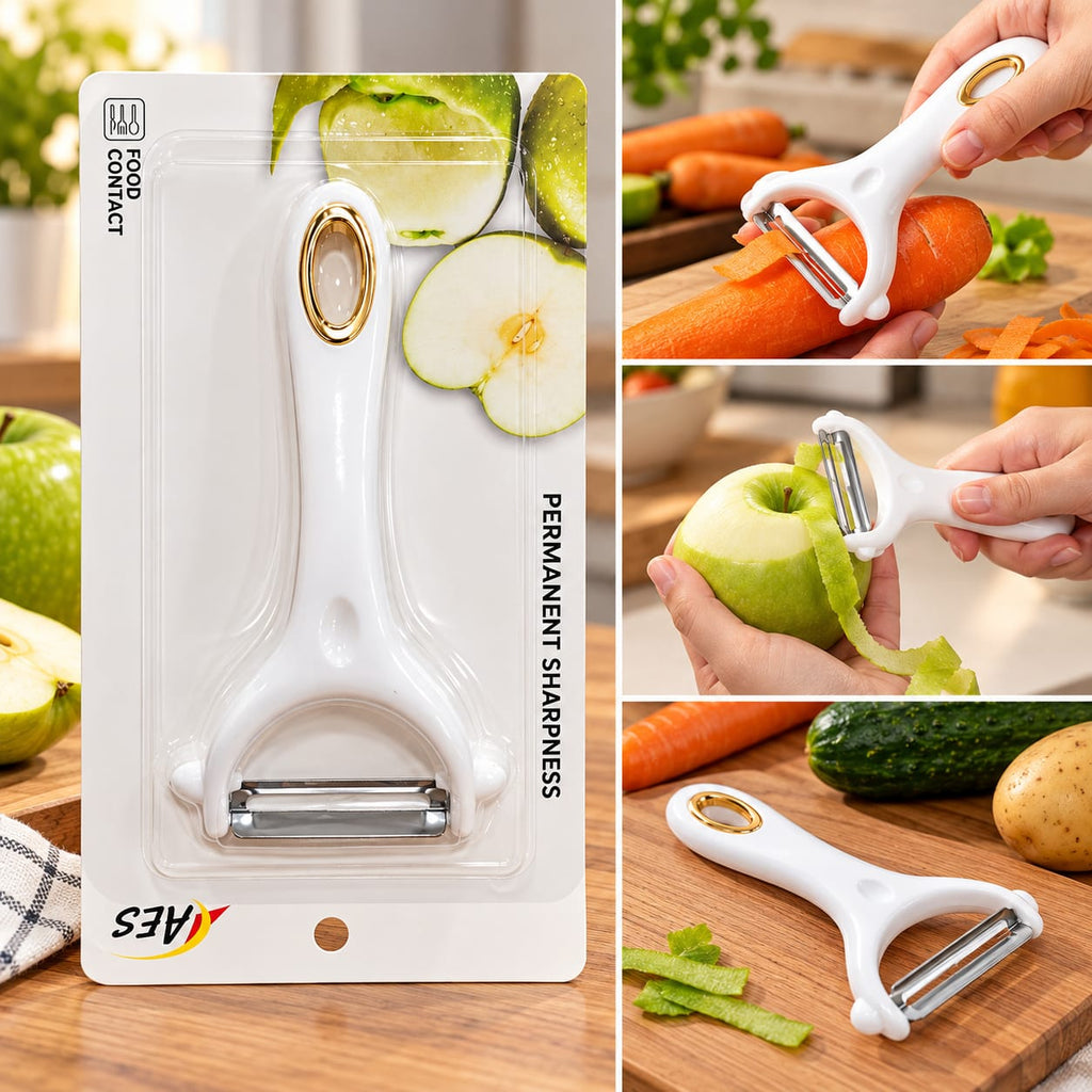 Premium Stainless Steel Fruit & Vegetable Peeler