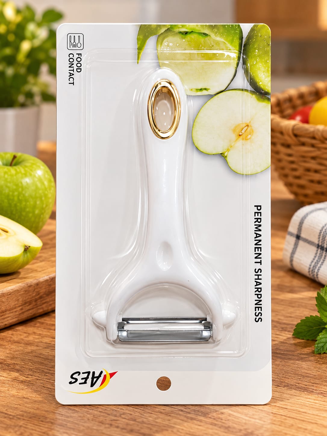Premium Stainless Steel Fruit & Vegetable Peeler