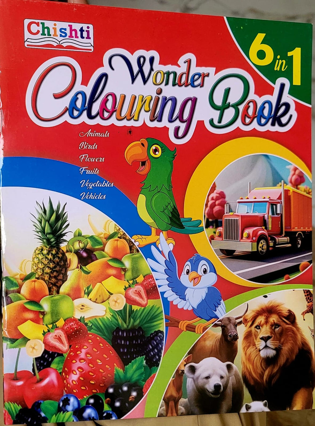 6 in 1 Fun to Learn Book – (English,Urdu,.drawing ) Kids Learning Book