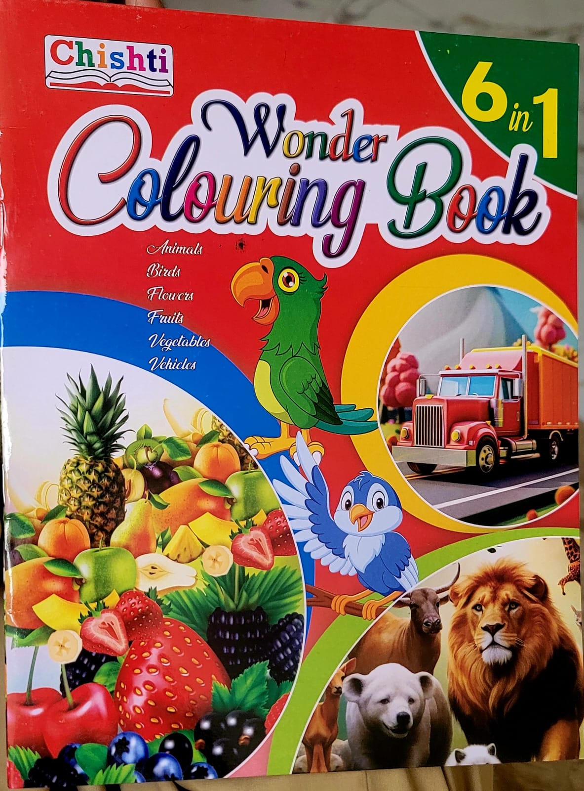 6 in 1 Fun to Learn Book – (English,Urdu,.drawing ) Kids Learning Book