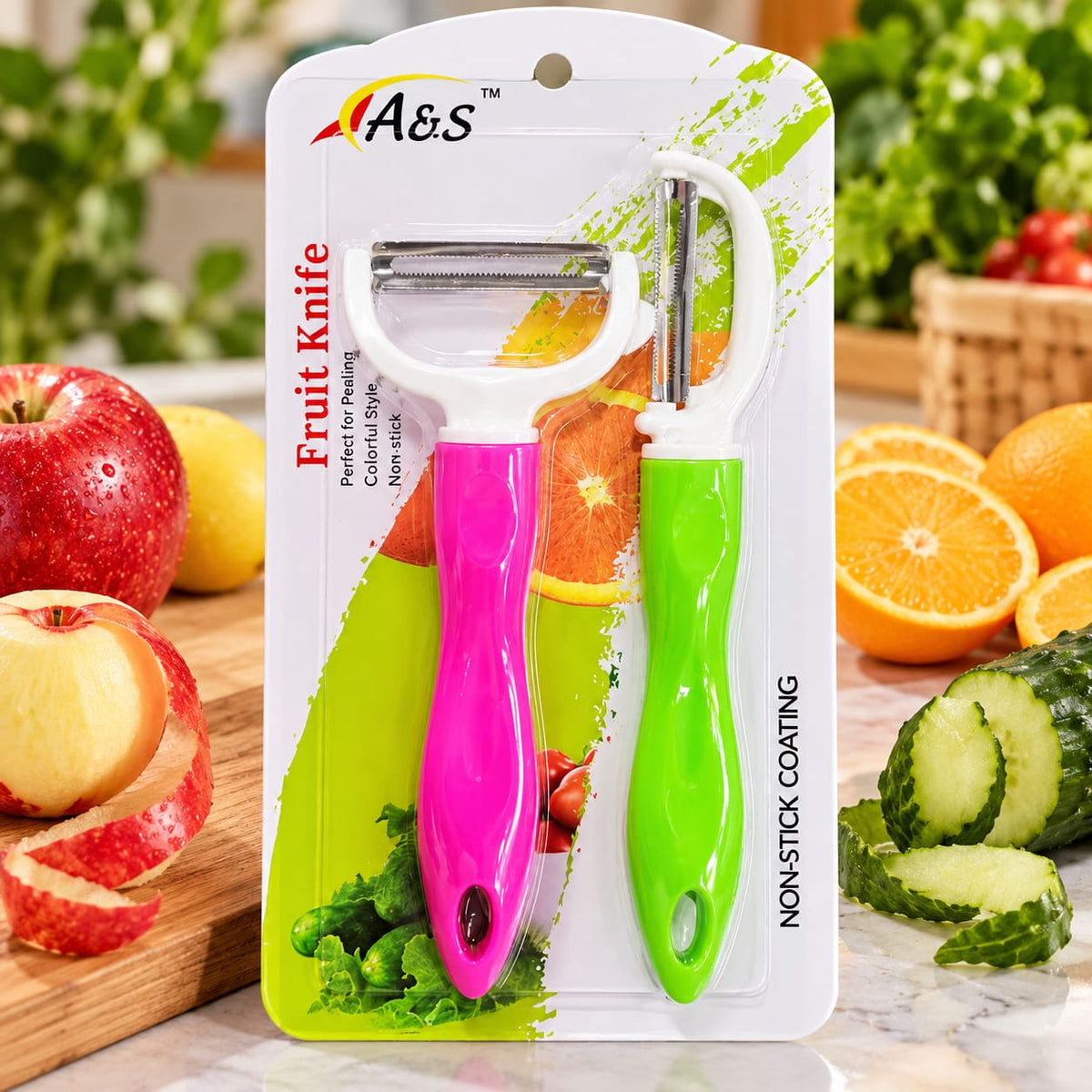 Premium Stainless Steel Fruit & Vegetable Peeler