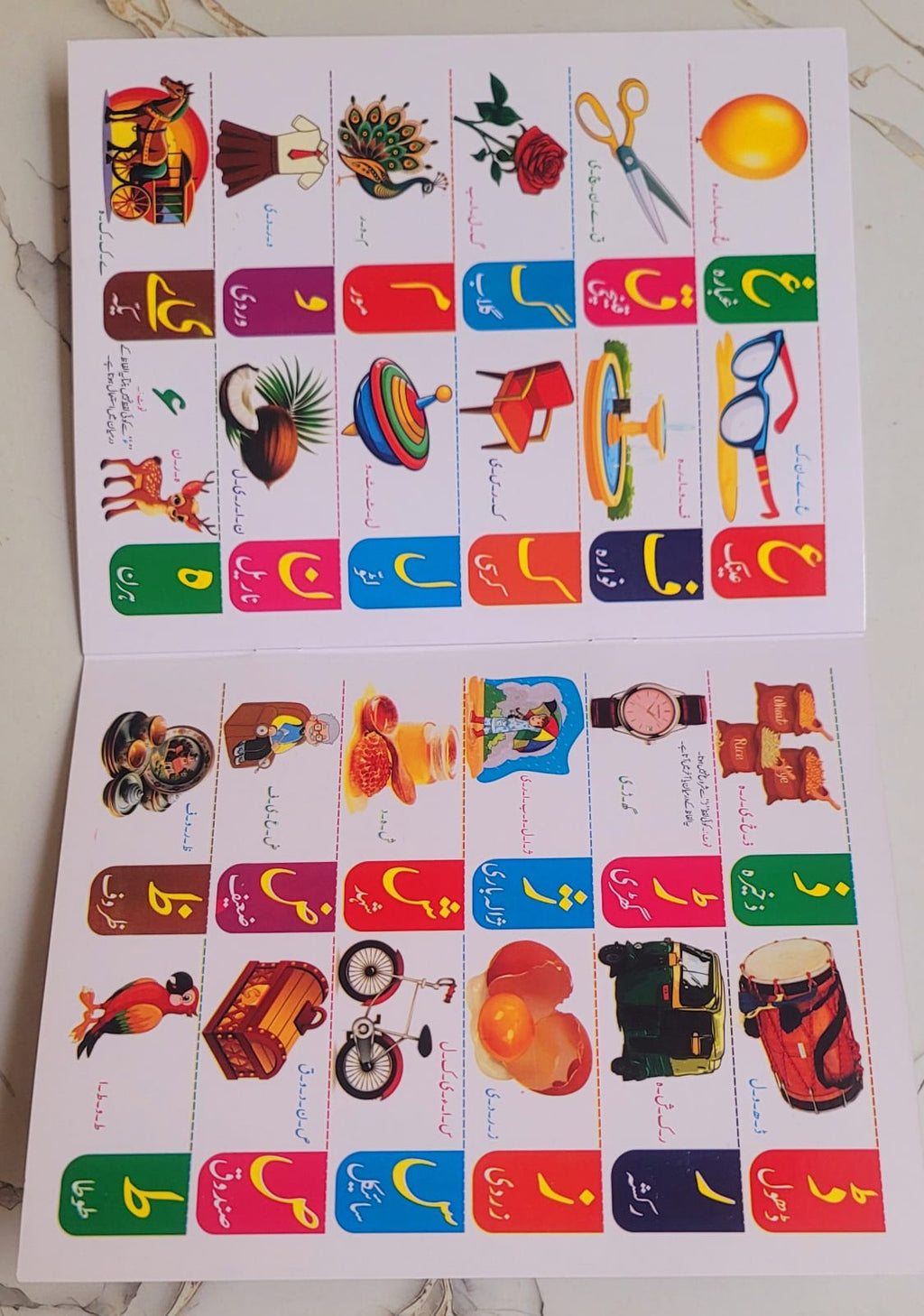 7 in 1 Fun to Learn Book – (ABC, abc,Numbers, Urdu) Kids Learning Book