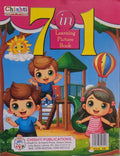 7 in 1 Fun to Learn Book – (ABC, abc,Numbers, Urdu) Kids Learning Book