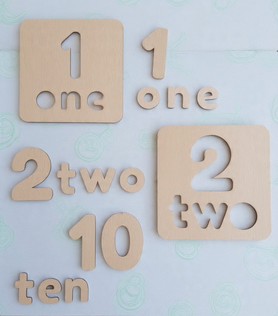 Counting Shape Wooden toys Count Sort Stacking Tower with Wood