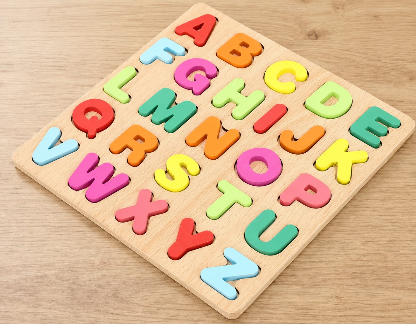 Pack of 5 Montessori Colorful Acrylic Puzzle Boards, Educational with Fun