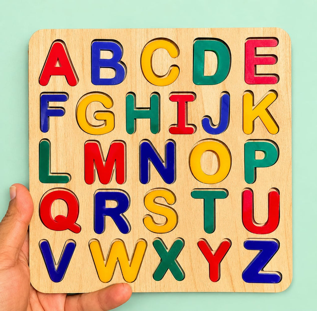 Pack of 5 Montessori Colorful Acrylic Puzzle Boards, Educational with Fun