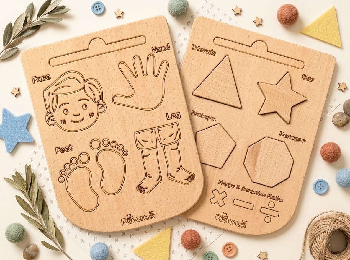 Parts of Body & Shape Puzzle
