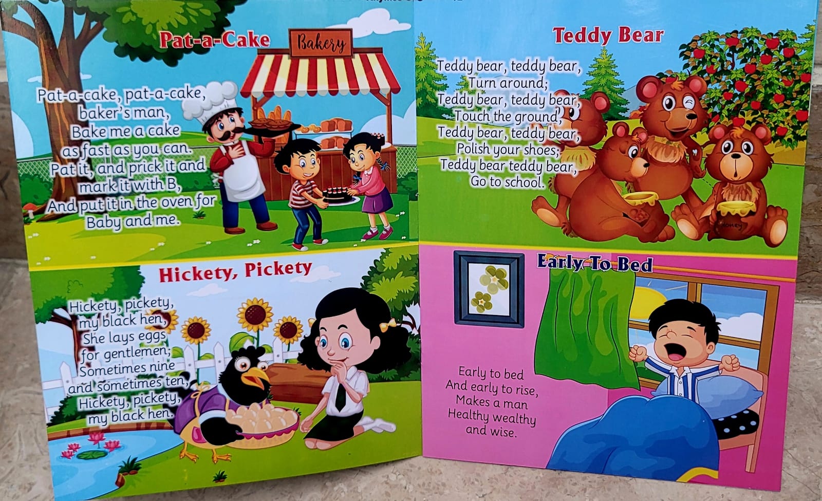 Urdu + English mix.Poems with “Picture Book” for kids