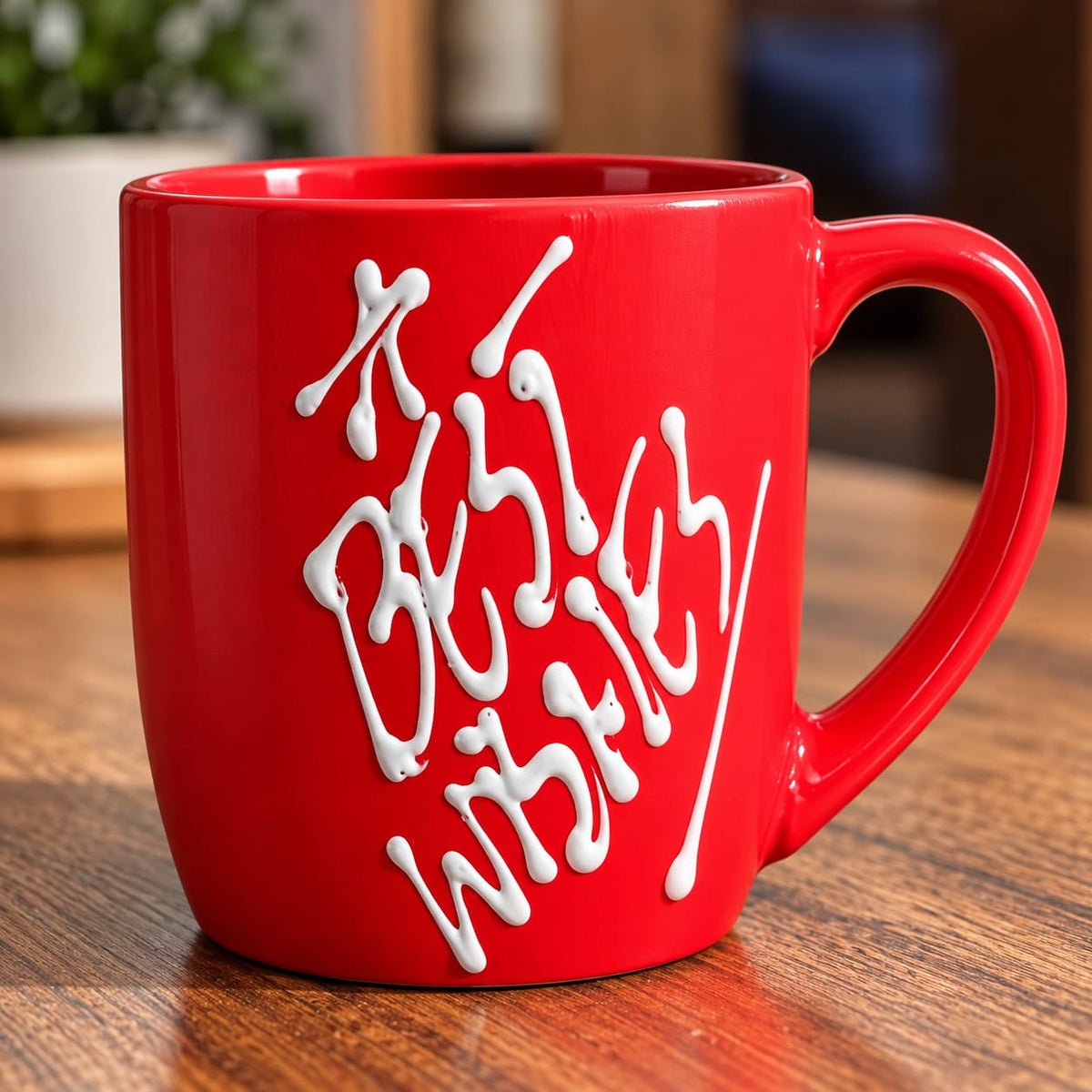 Handmade Red Gift Mug – A Thoughtful Gift for Someone Special