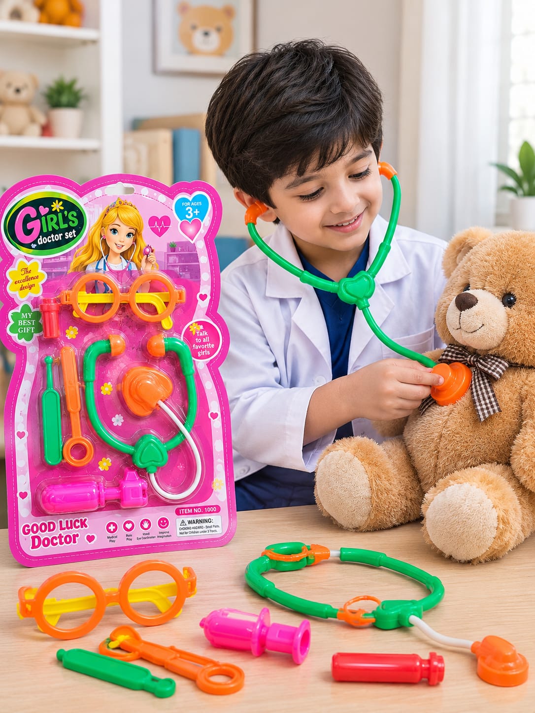Girls Doctor Set – Kids Pretend Play Medical Kit*