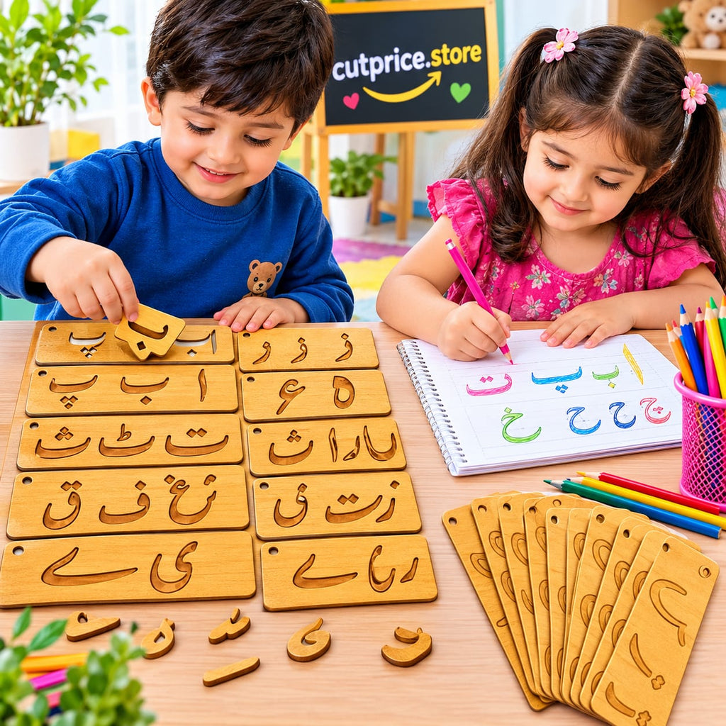 complete urdu with puzzle set learning kit for kids 50 pics