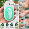 2-in-1 Foot Scrubber Brush & Pumice Stone – Dead Skin Remover for Soft, Smooth Feet