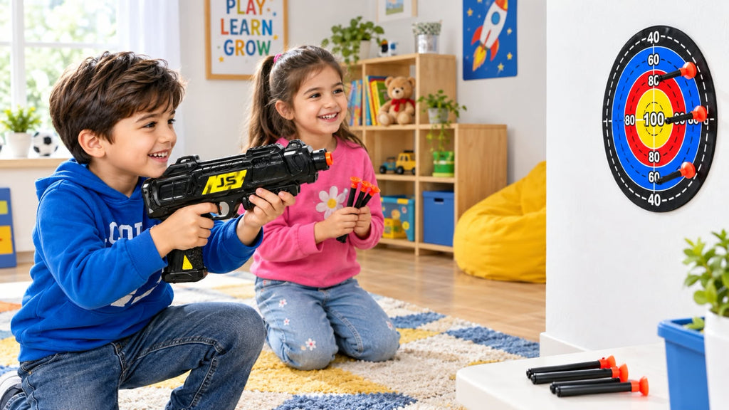ToyGun #ShootingGame #KidsToys #ToyShop #KidsGift #FullHDDesign