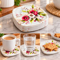 Plastic Tea Mat – Stylish Cup & Glass Coaster Apni dining table, office desk aur kitchen ko saaf aur stylish banayein is beautiful Red Plastic Tea Mat ke sath.