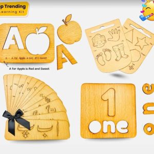 Enhanced Design 6IN1 - TOP BEST WOODEN LEARNING TOYS BOX FOR YOUR KIDS